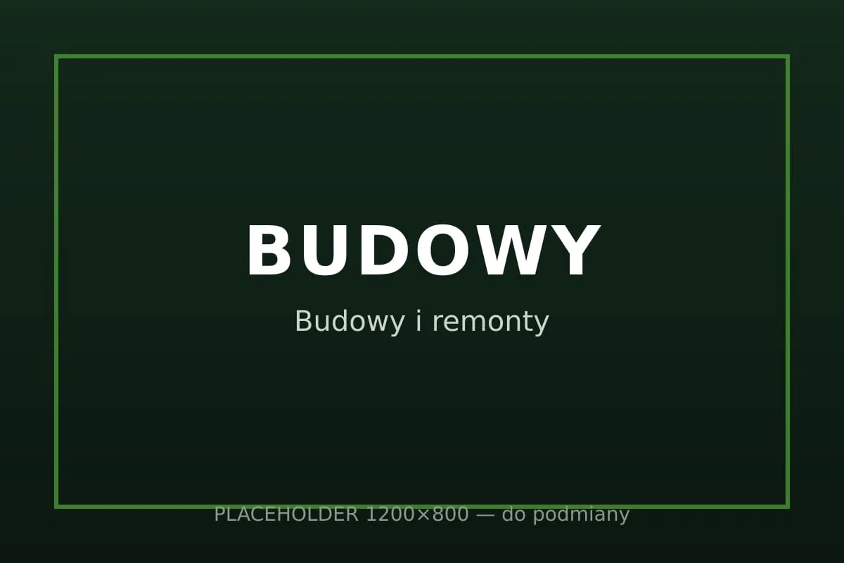 Budowy i remonty